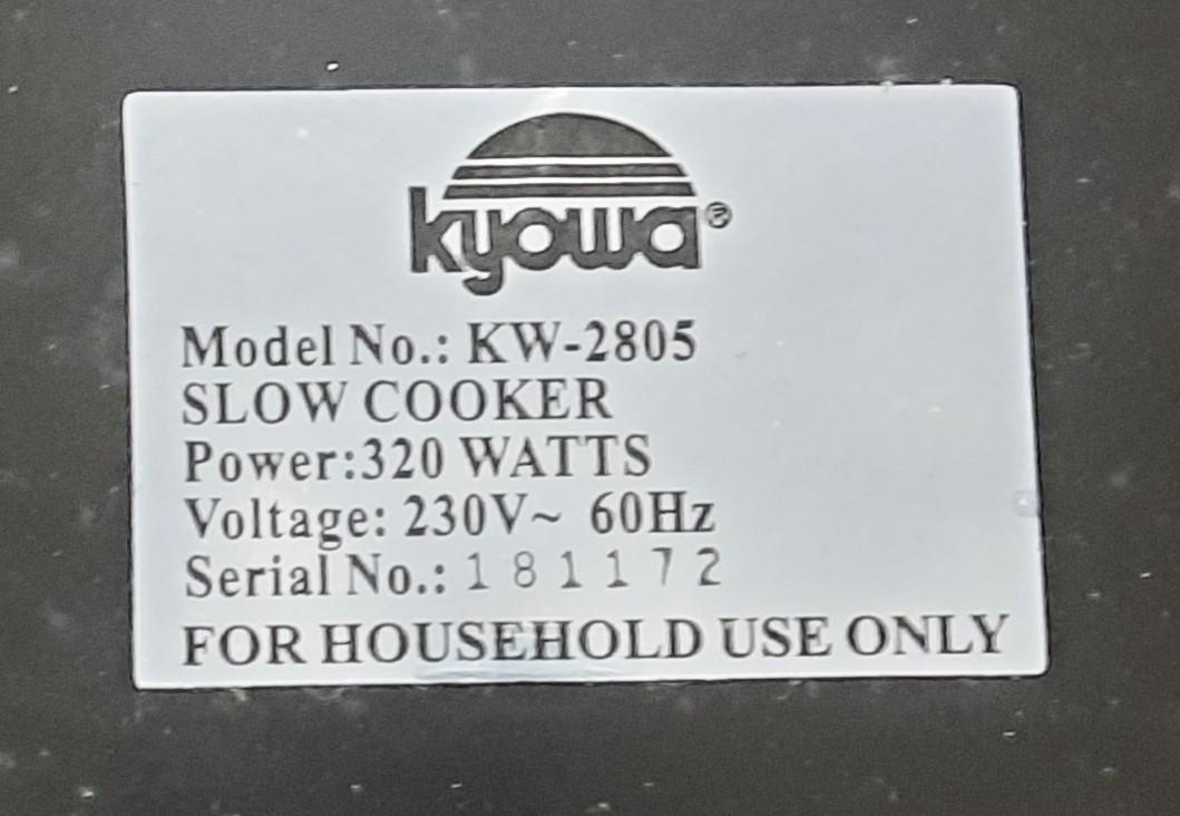 Kyowa Slow Cooker 5.0L (Stainless), TV & Home Appliances, Kitchen Appliances, Cookers on Carousell