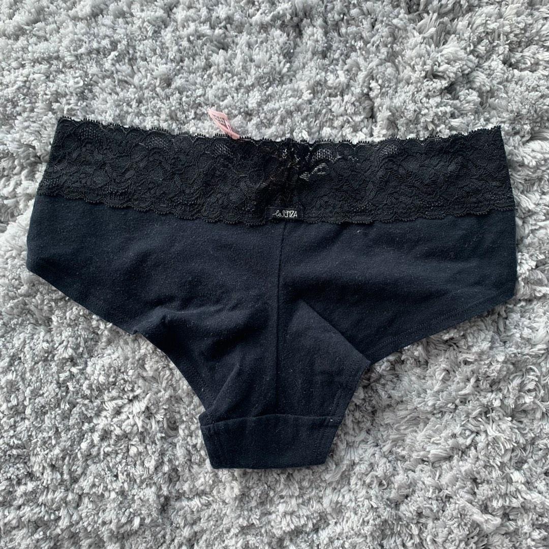 La Senza black lace cotton panties Women s Fashion New