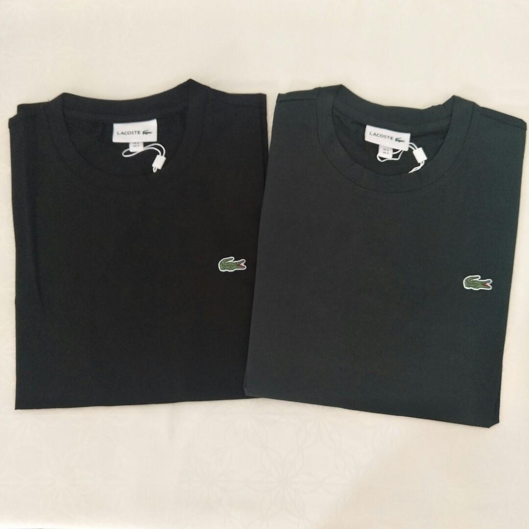 Lacoste TH6709 Logo Embroidered Crew Neck Mercerized Cotton Round Neck Premium T Shirt Unisex