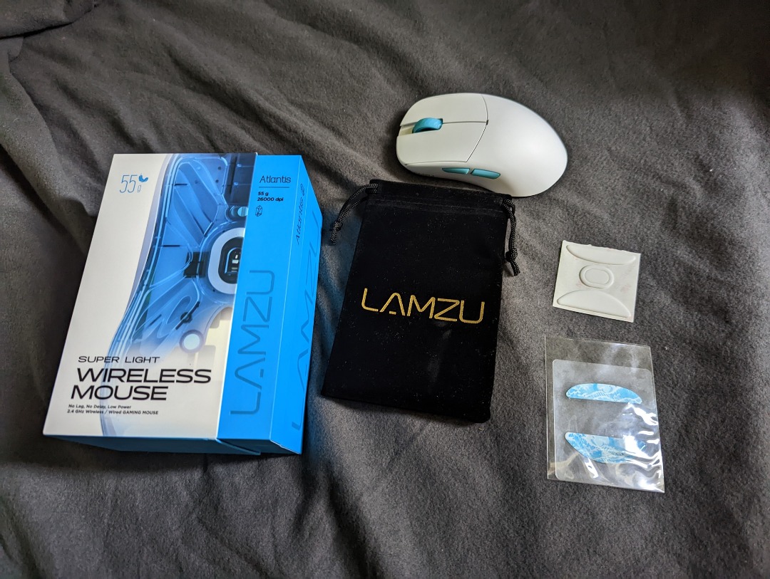 Lamzu Atlantis 1st Batch with Glass Skates, Computers & Tech, Parts ...