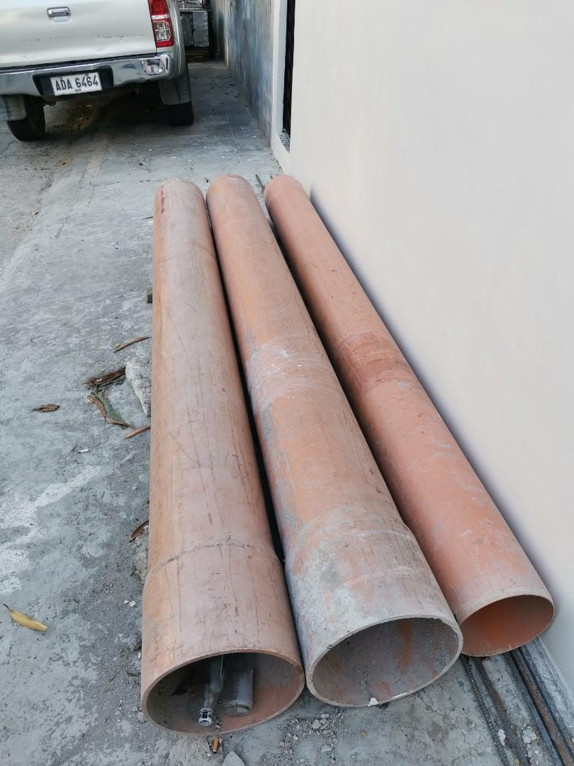 Large PVC pipes 1 foot in diameter 3 pcs, Commercial & Industrial