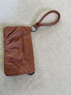 Leather clutch