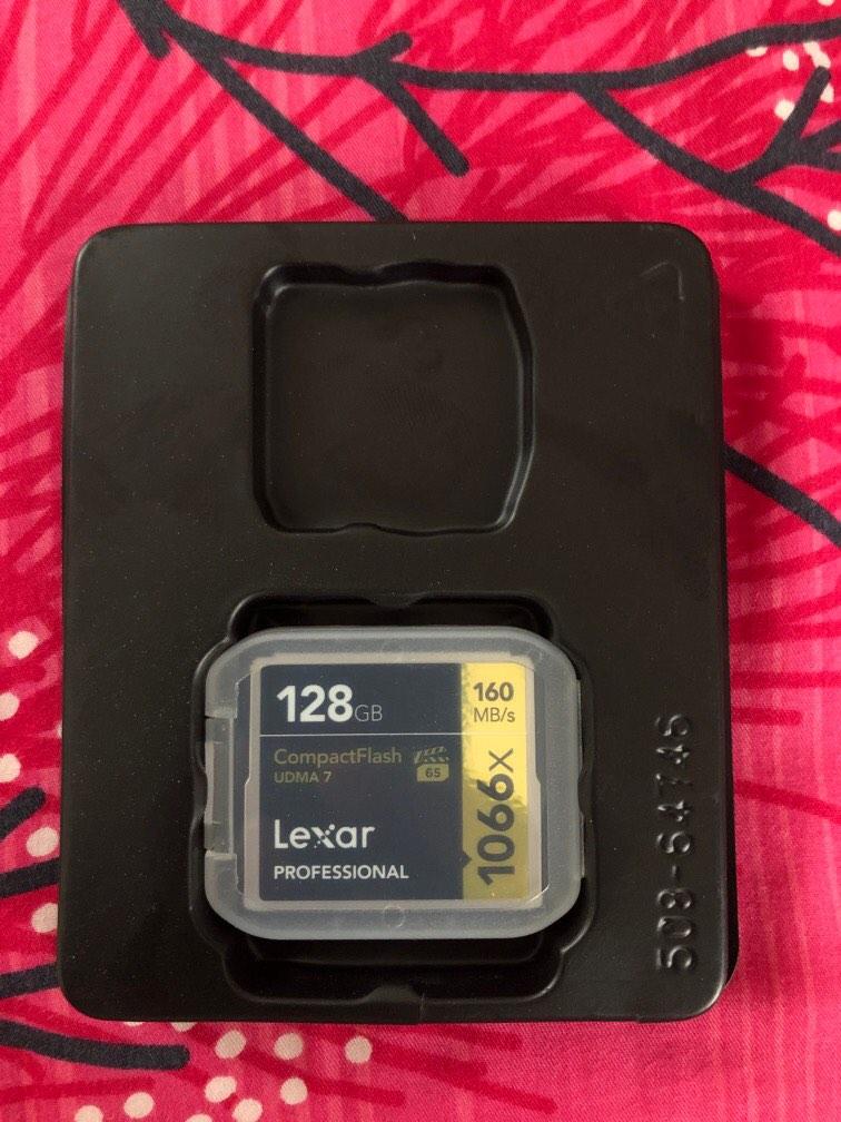 LEXAR Professional 128GB CF Compact Flash 1066x 160MB/s Cards, Photography,  Photography Accessories, Other Photography Accessories on Carousell