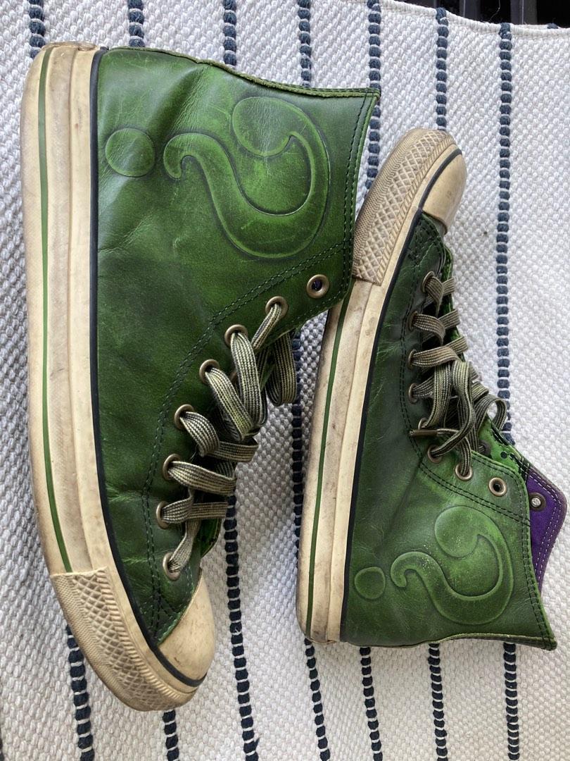 Leather batman converse deals