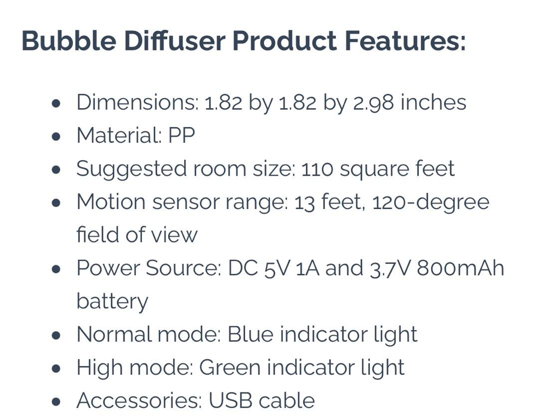 Limited Edition Doterra bubble diffuser!, Furniture & Home Living, Home ...