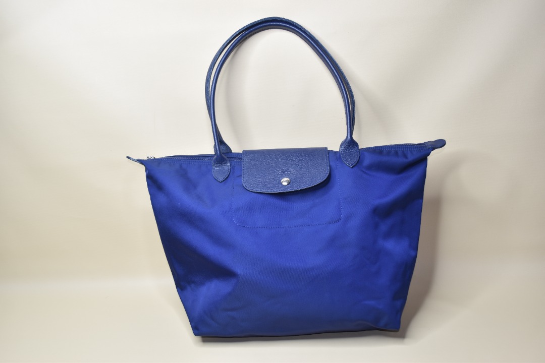 Longchamp Original Blue Shoulder Bag, Barang Mewah, Tas & Dompet di Carousell