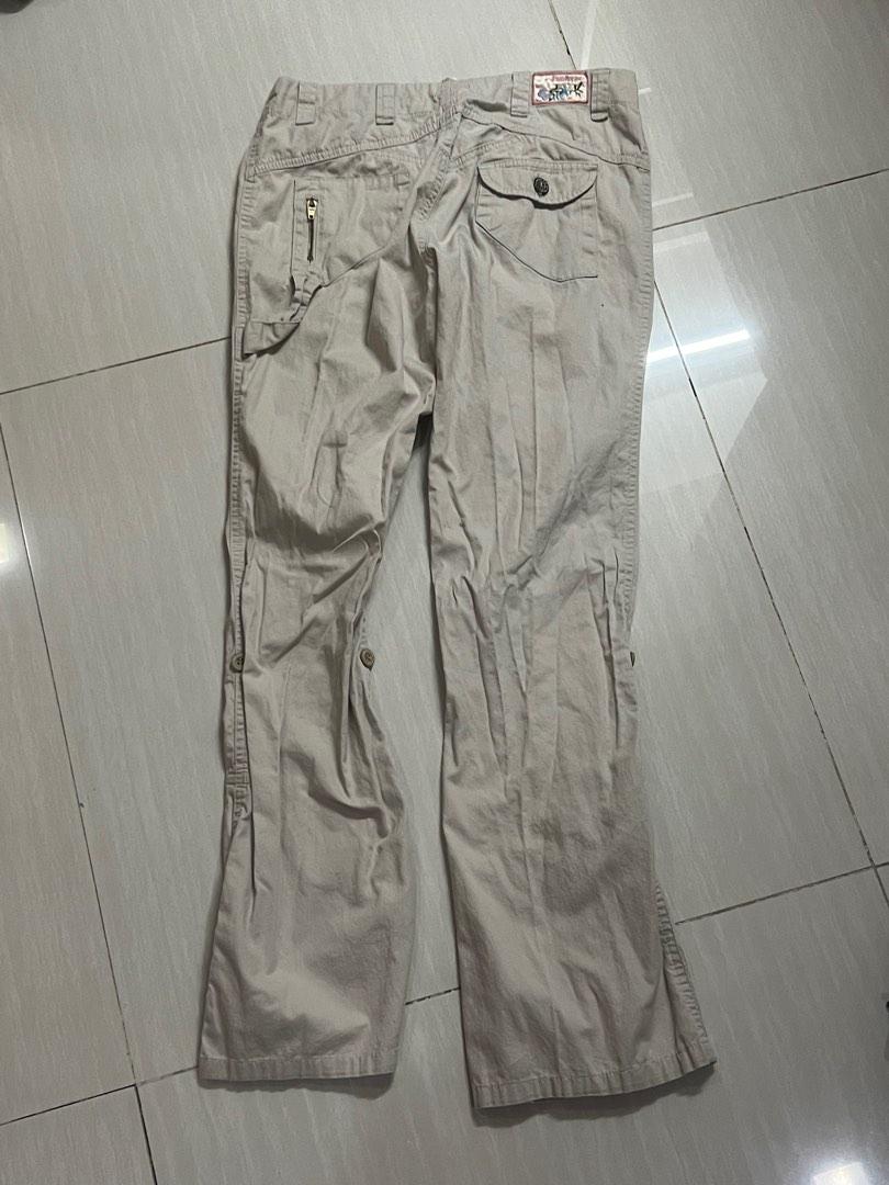 low waist beige cargo pants, Women's Fashion, Bottoms, Other Bottoms on