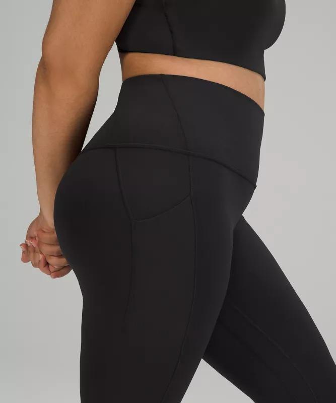 Lululemon Align High Rise Crop with Pockets 23 Black, Size 10, Women's  Fashion, Activewear on Carousell