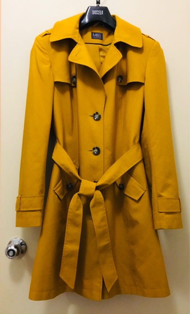 Marks & Spencer trench coat M&S Ochre, Women's Fashion, Coats, Jackets
