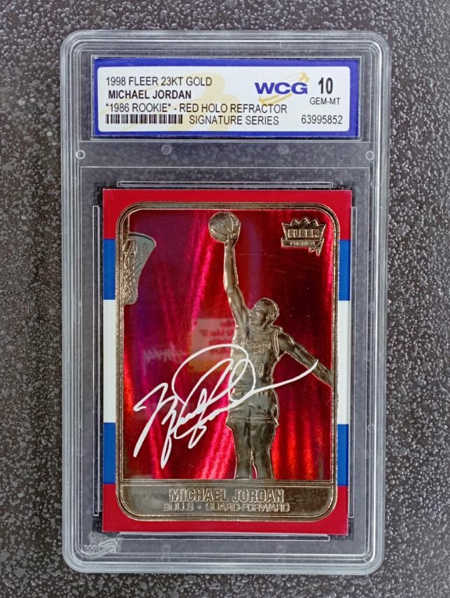 michael jordan rookie card gem mint 10