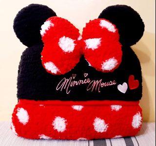 Disney Minnie Mouse Multi Functional Travel Hoodie, Blanket/Towel