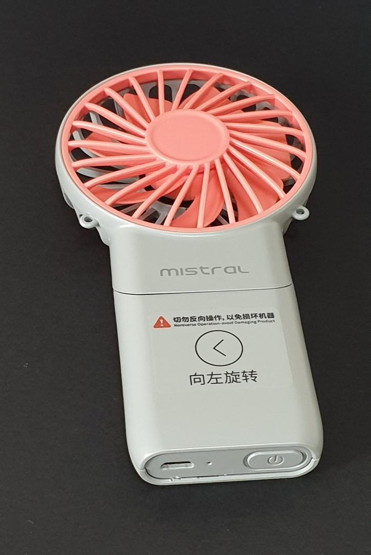 Mistral Mini USB Rechargeable Fan, Women's Fashion, Watches