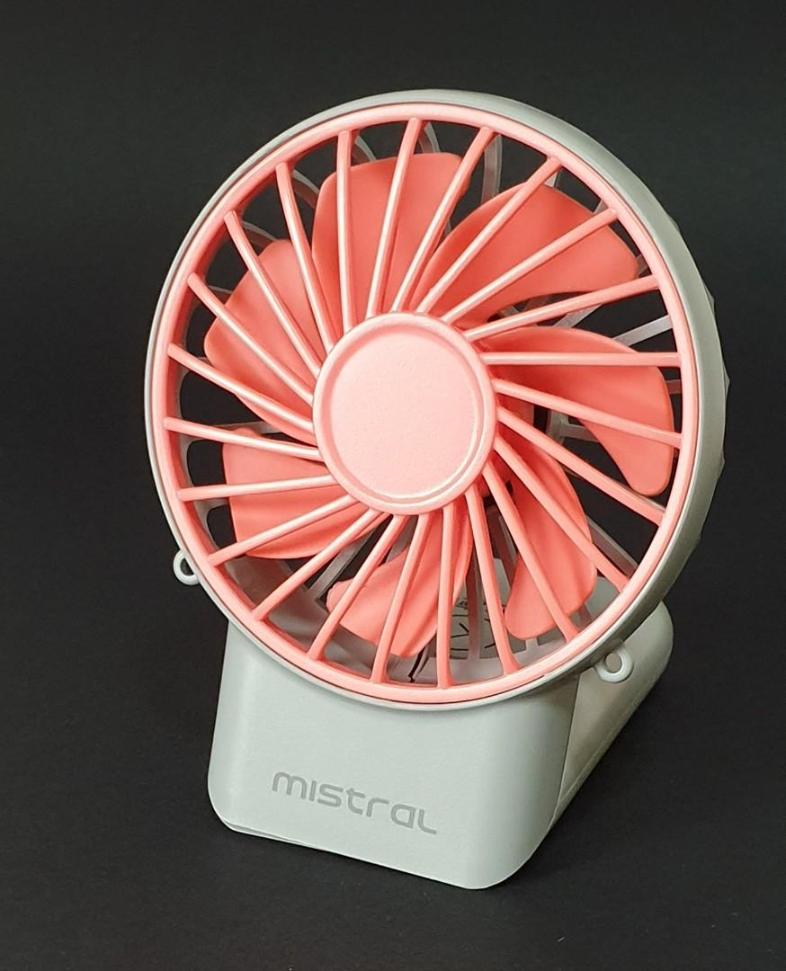 Mistral Mini USB Rechargeable Fan, Women's Fashion, Watches