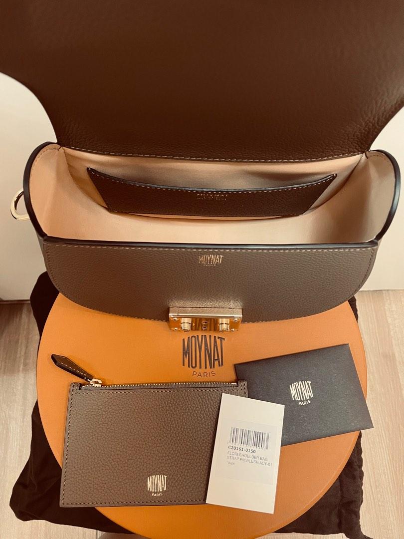 Moynat FLORI PM, Shoulder Bag, Taupe color, 名牌, 手袋及銀包- Carousell