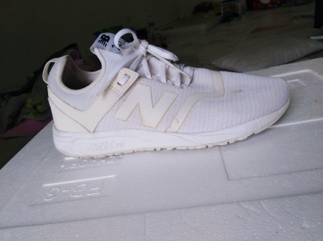 New Balance 247 Womens White Running Shoes Size 6.5