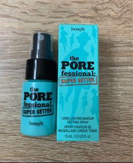 NEW Benefit Setting Spray the porefessional