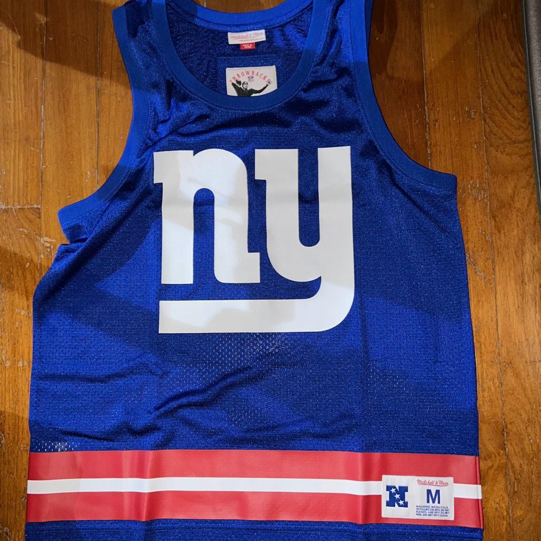 NFL NEW YORK GIANTS Mitchell Ness NYC Basketball Jersey Size M