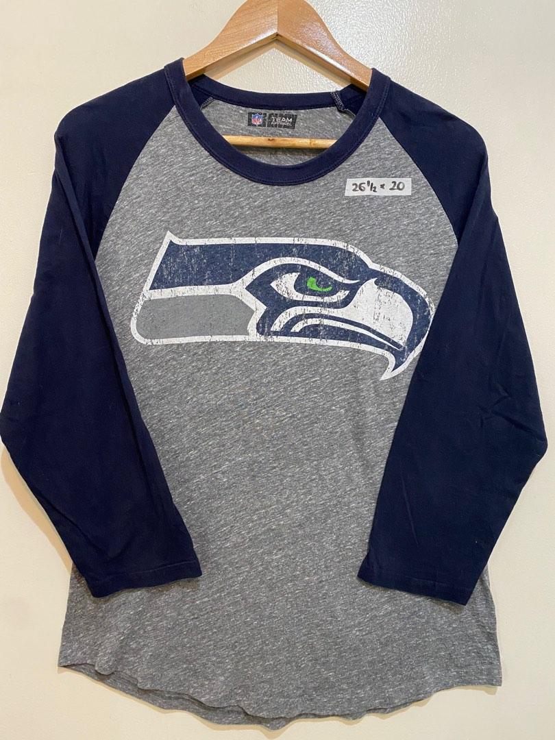 NFL Team Apparel Seahawks 3 4 Sleeve Men s Fashion Tops Sets
