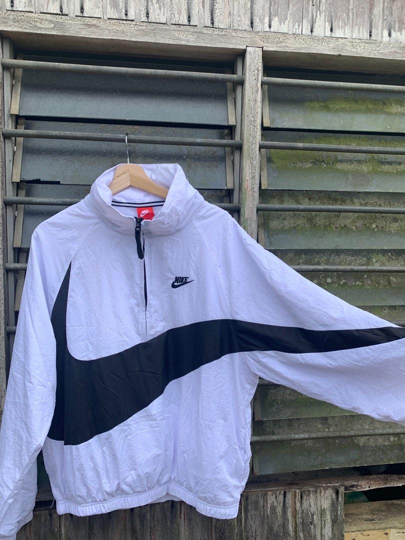 Nike big swoosh sales windbreaker