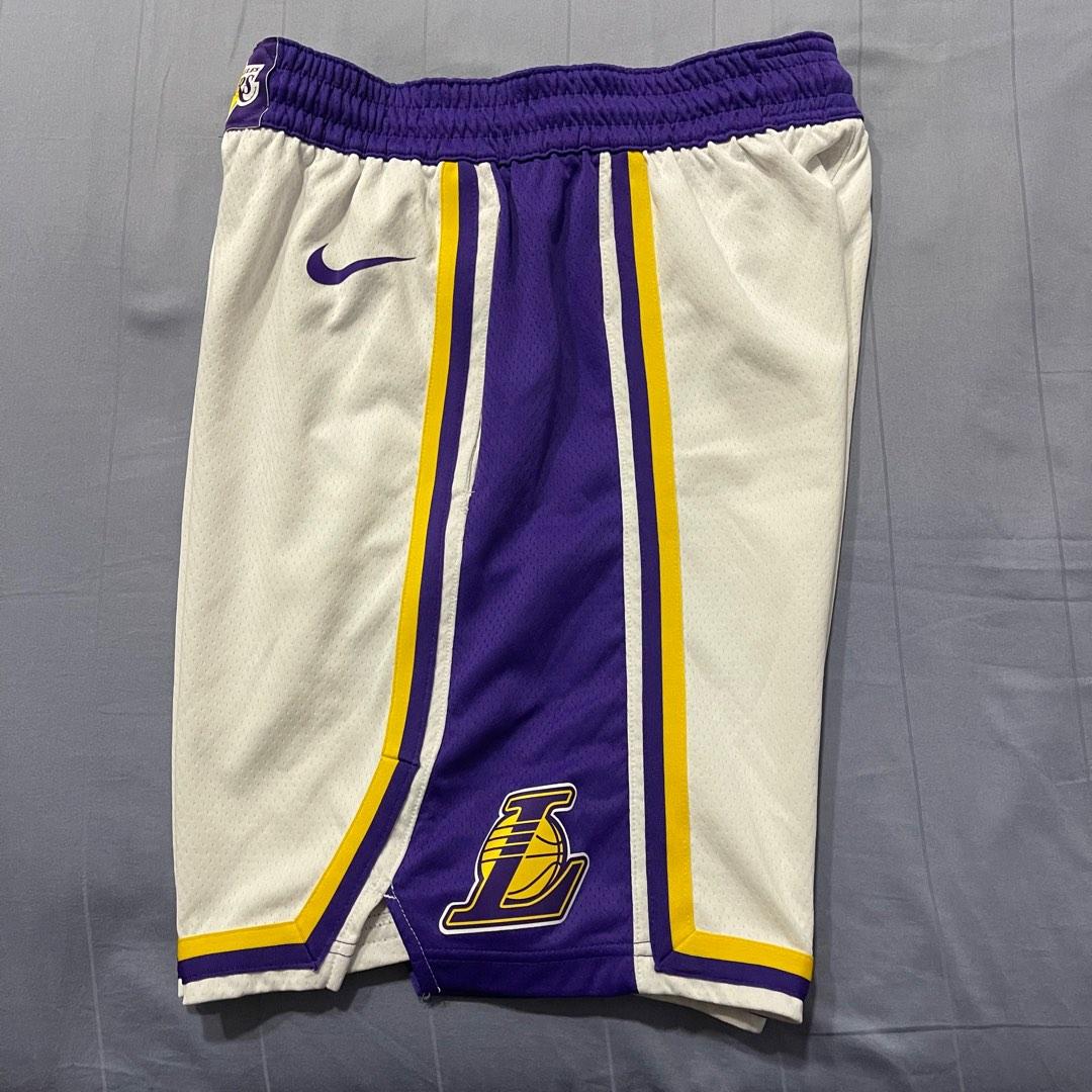 Nike NBA LA Lakers Home Jersey Shorts, Men's Fashion, Bottoms