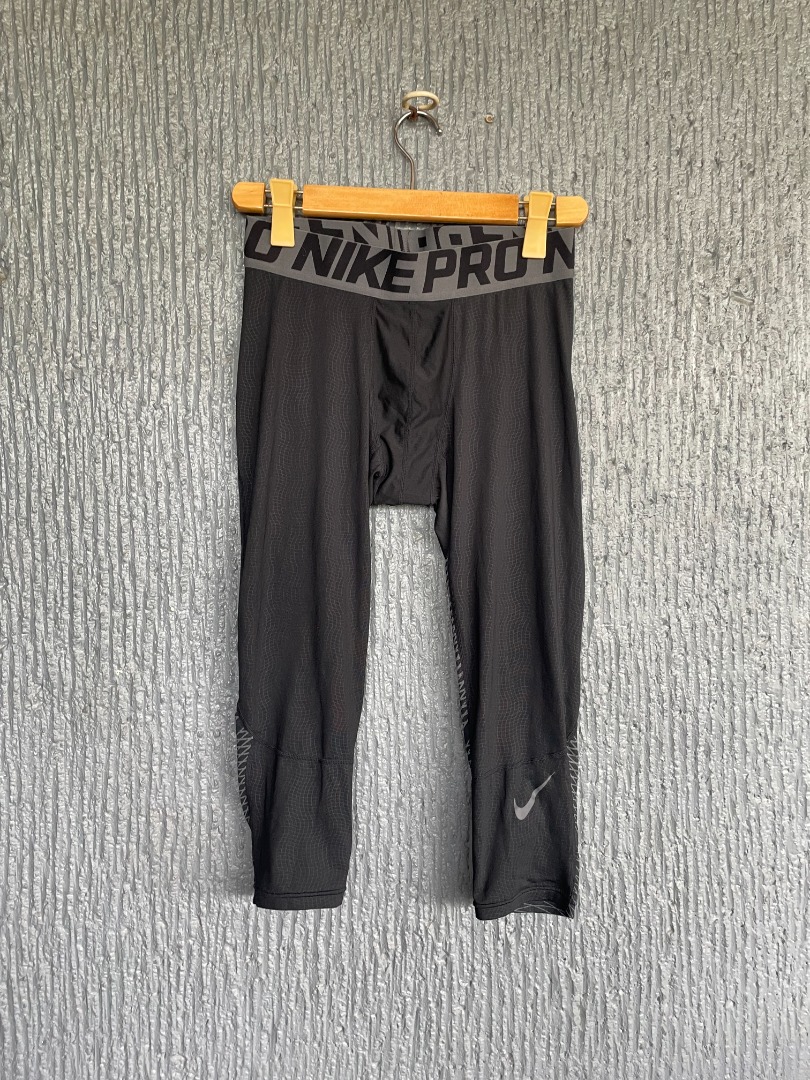 nike pro combat 3/4 compression, Men's Fashion, Activewear on Carousell