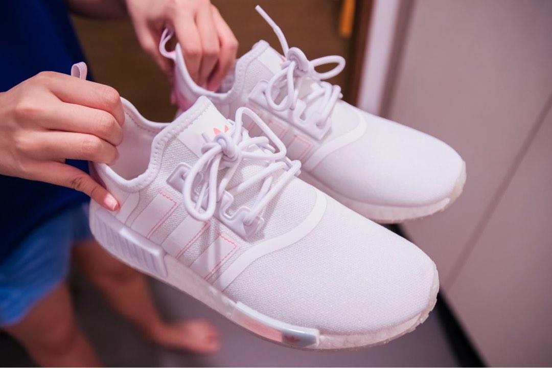 ADIDAS NMD R1 Women s Trainers Sneakers Acid Red Cloud White Women s Fashion Footwear Sneakers on Carousell