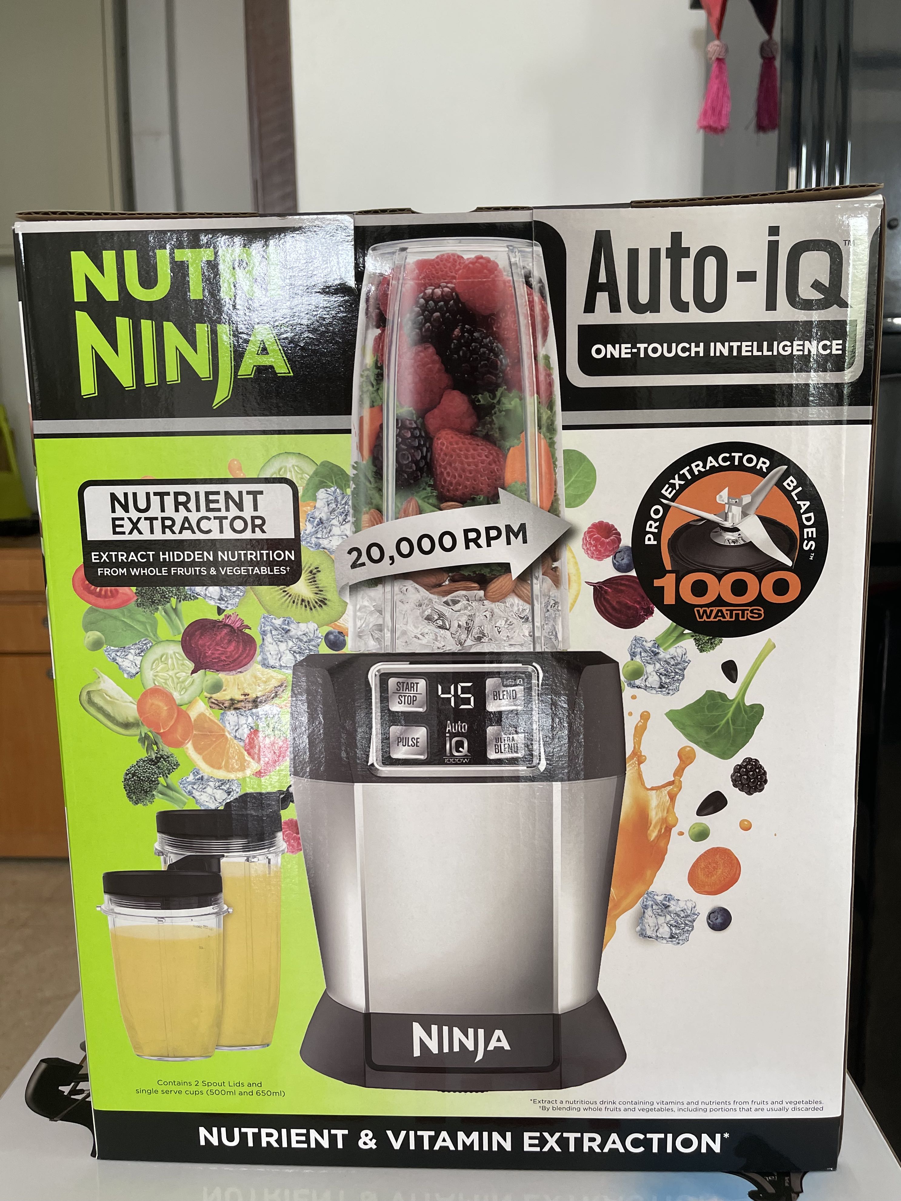 Nutri Ninja AutoIQ Blender, TV & Home Appliances, Kitchen Appliances
