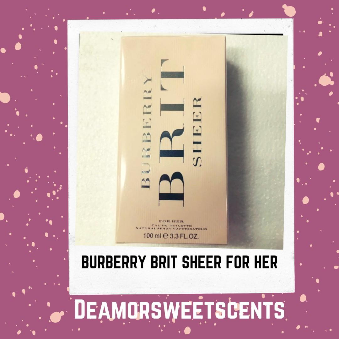 Burberry brit sheer harga hot sale