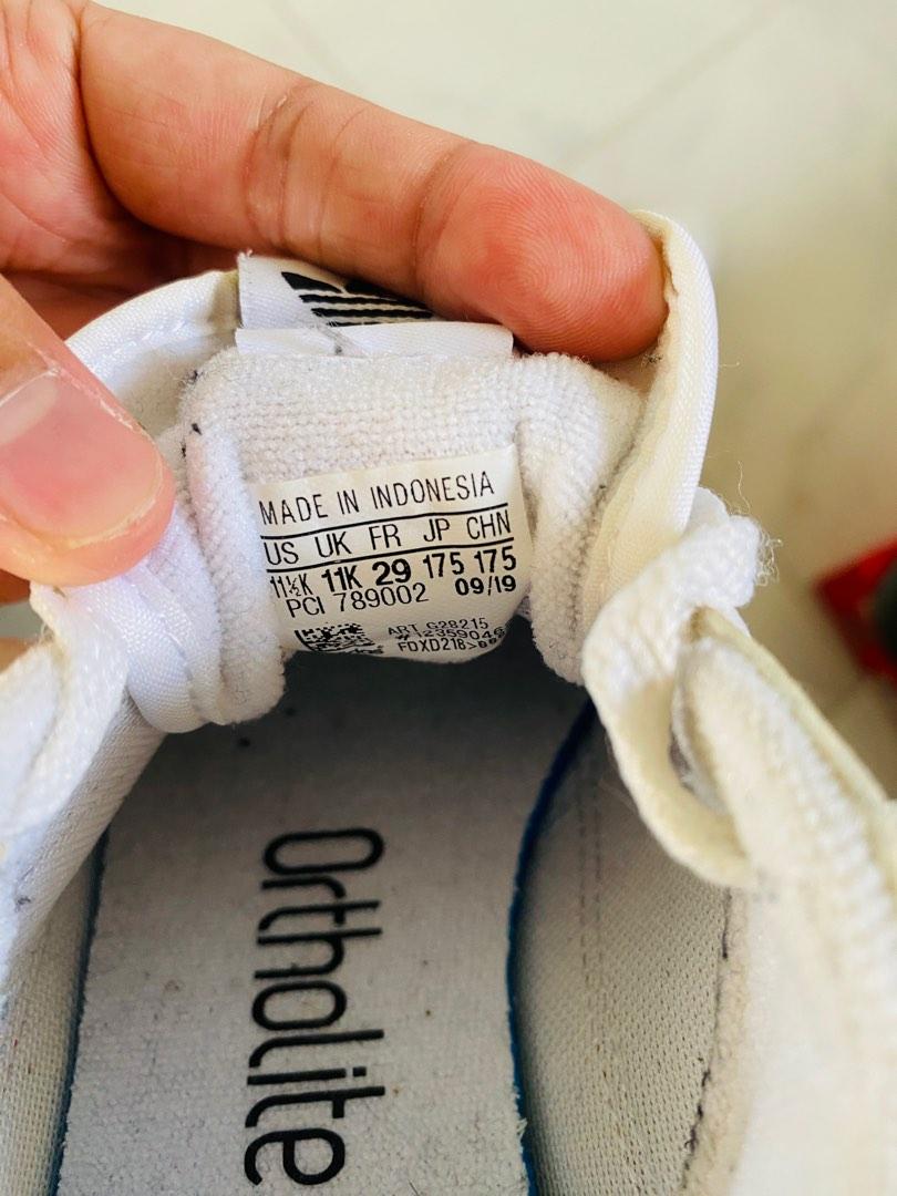 Where are original store adidas shoes made