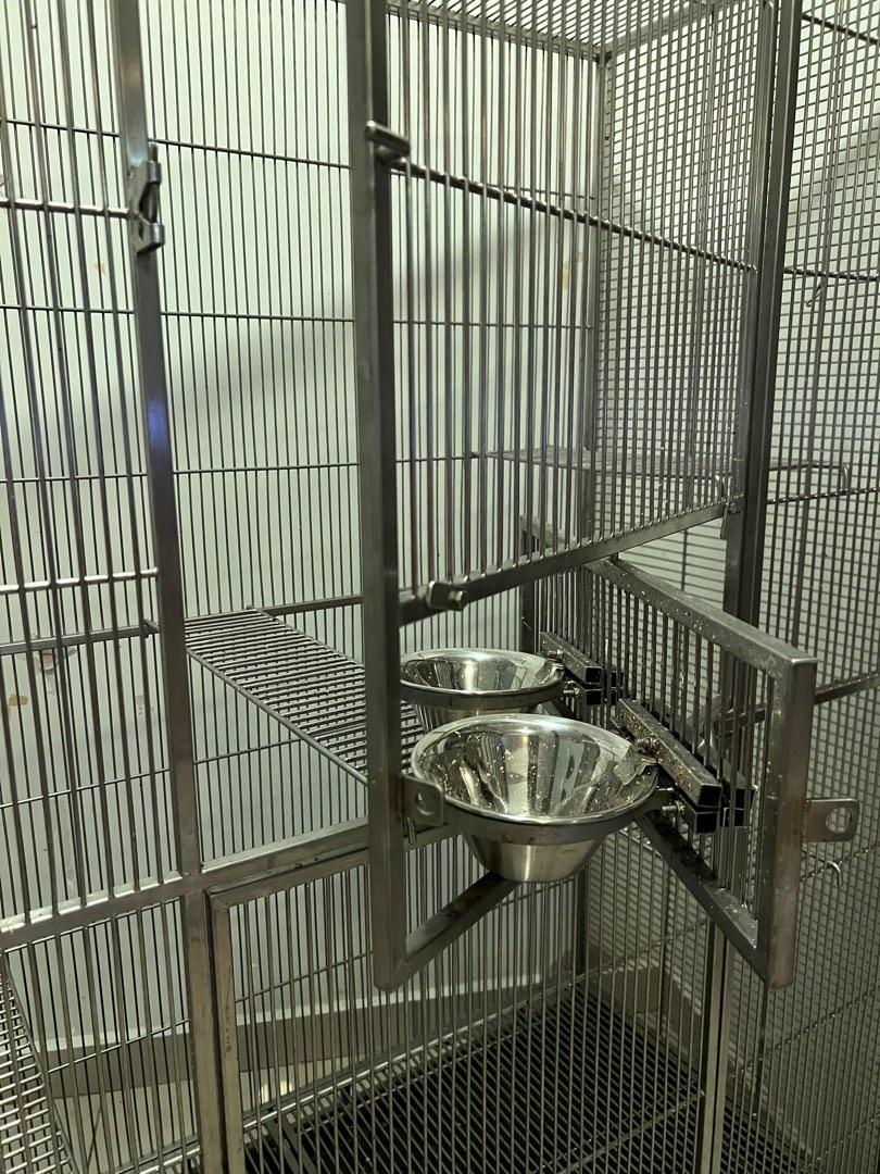 Custom stainless steel bird hot sale cages