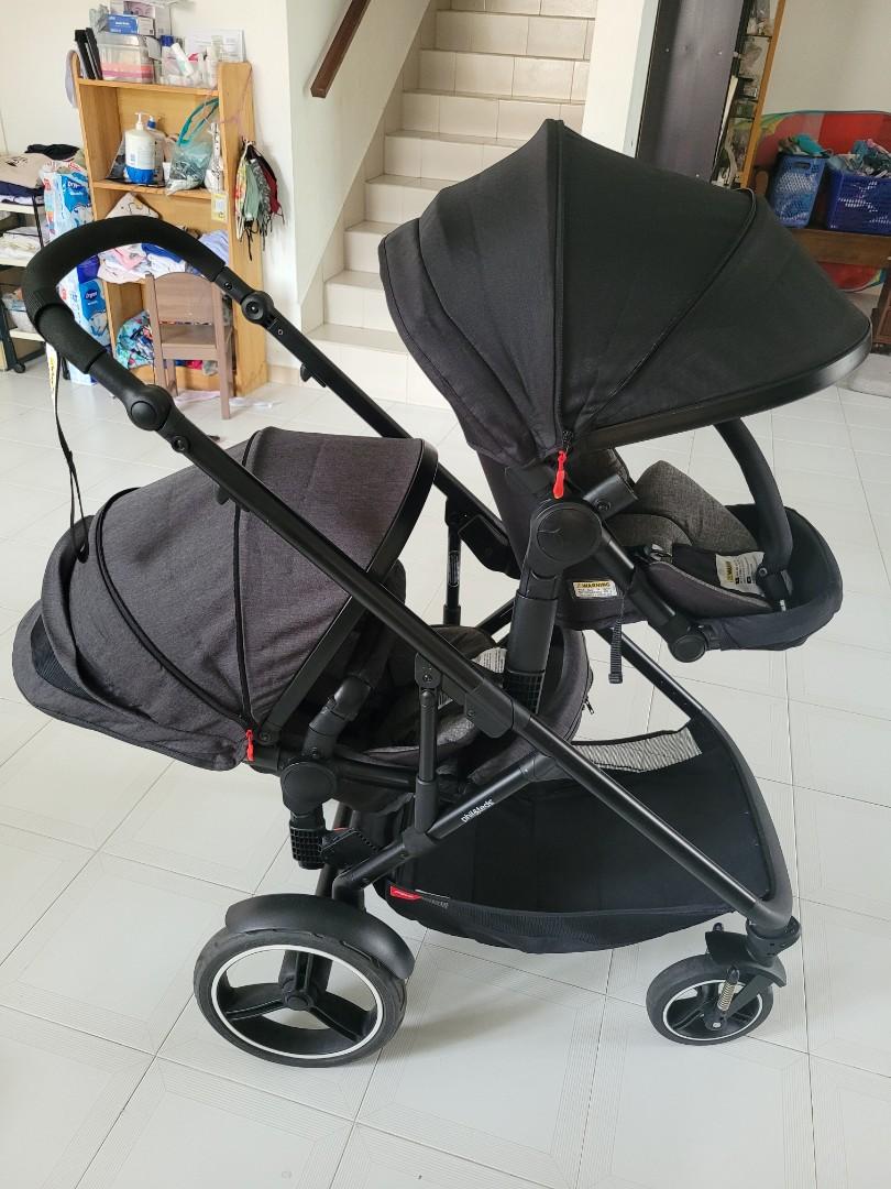 Phil and Ted's double stroller, Babies & Kids, Going Out, Strollers on