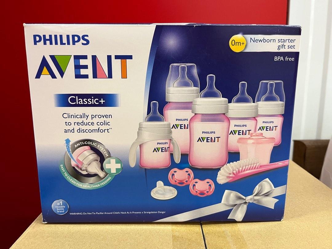 Avent bottle best sale set pink