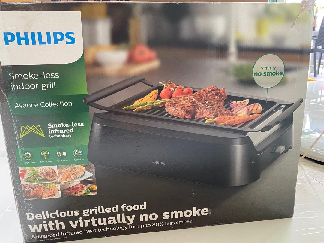 Philips smokeless indoor grill, TV & Home Appliances, Kitchen