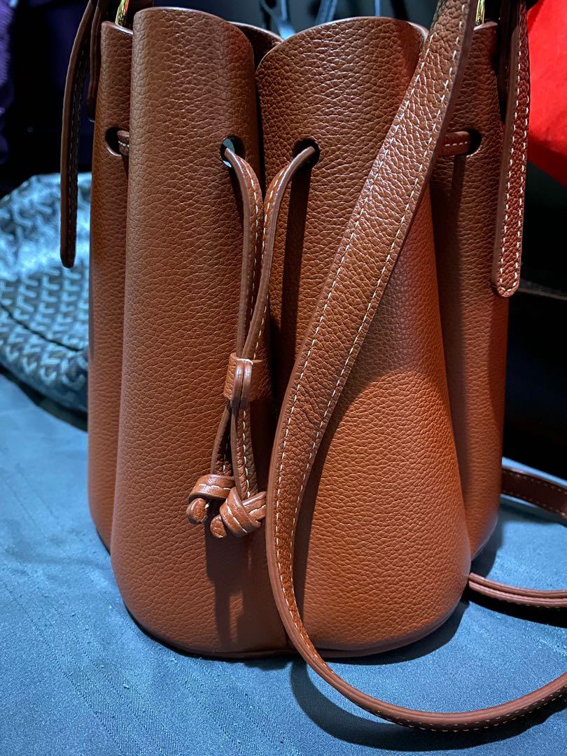 Polene numero huit mini in cognac