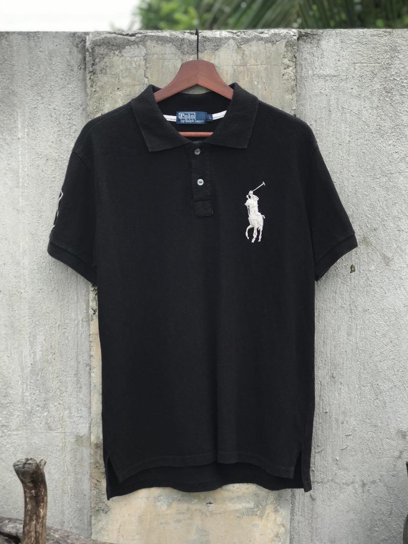 Polo by Ralph Lauren Big Pony (Black), Men's Fashion, Tops & Sets