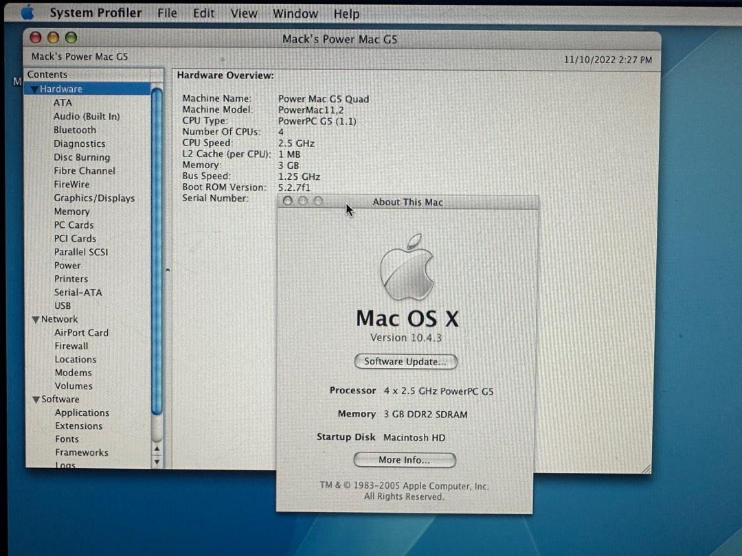 Power Mac G5 Quad 2.5GHz (Late 2005) 終極版Finale, 電腦＆科技, 桌