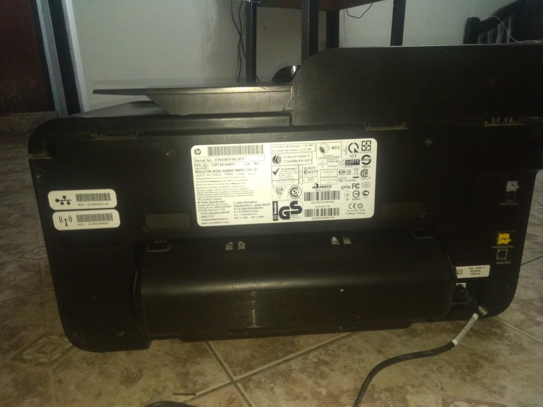 Printer - HP OfficeJet Pro 8600 Plus Wireless color all-in-one ...