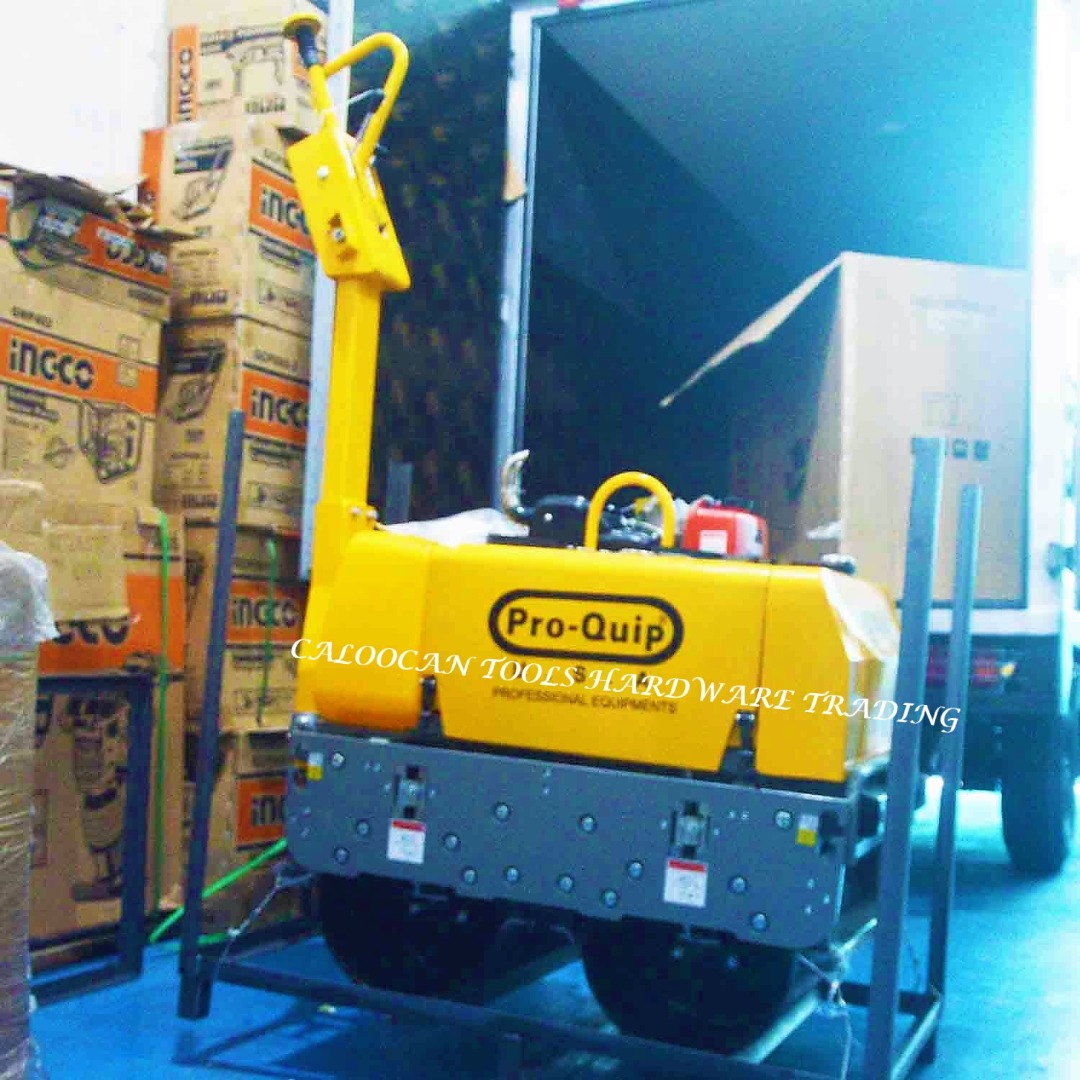 PROQUIP USA R750A Key Start Diesel Double Drum Walkbehind Vibrator