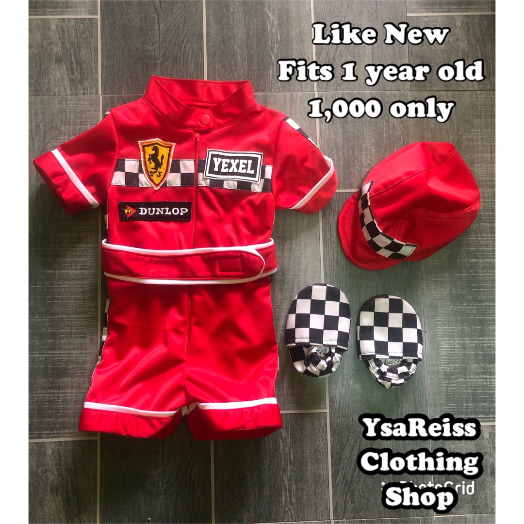 Race Car Costume Set, Babies & Kids, Babies & Kids Fashion on Carousell