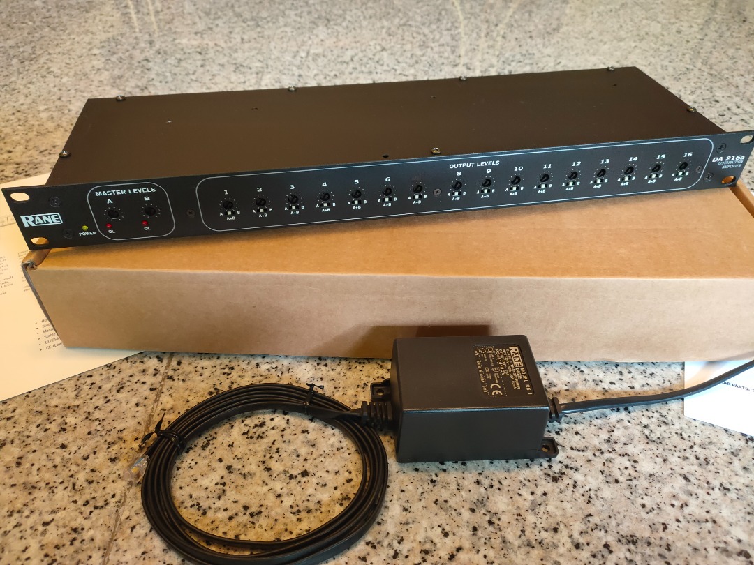 RANE DA216a SIGNAL PROCESSOR, Audio, Other Audio Equipment on Carousell