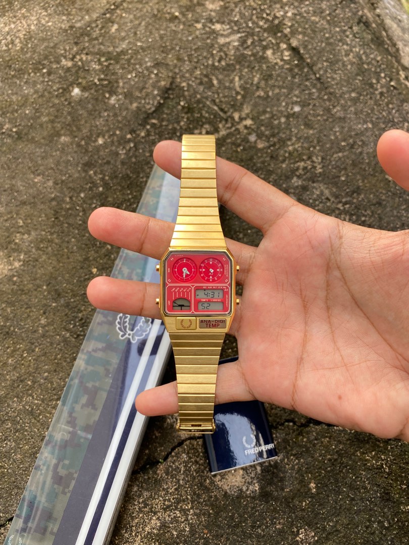 RARE CITIZEN Ana Digi Temp x FRED PERRY Limited Edition For