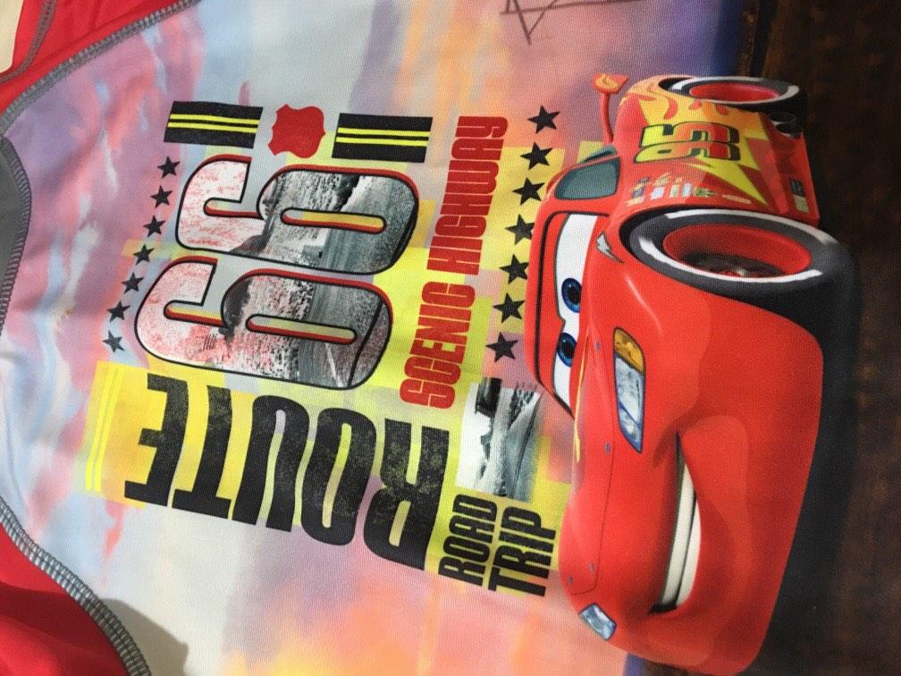 Rash guard Cars 3T - 4T, Babies & Kids, Babies & Kids Fashion on Carousell