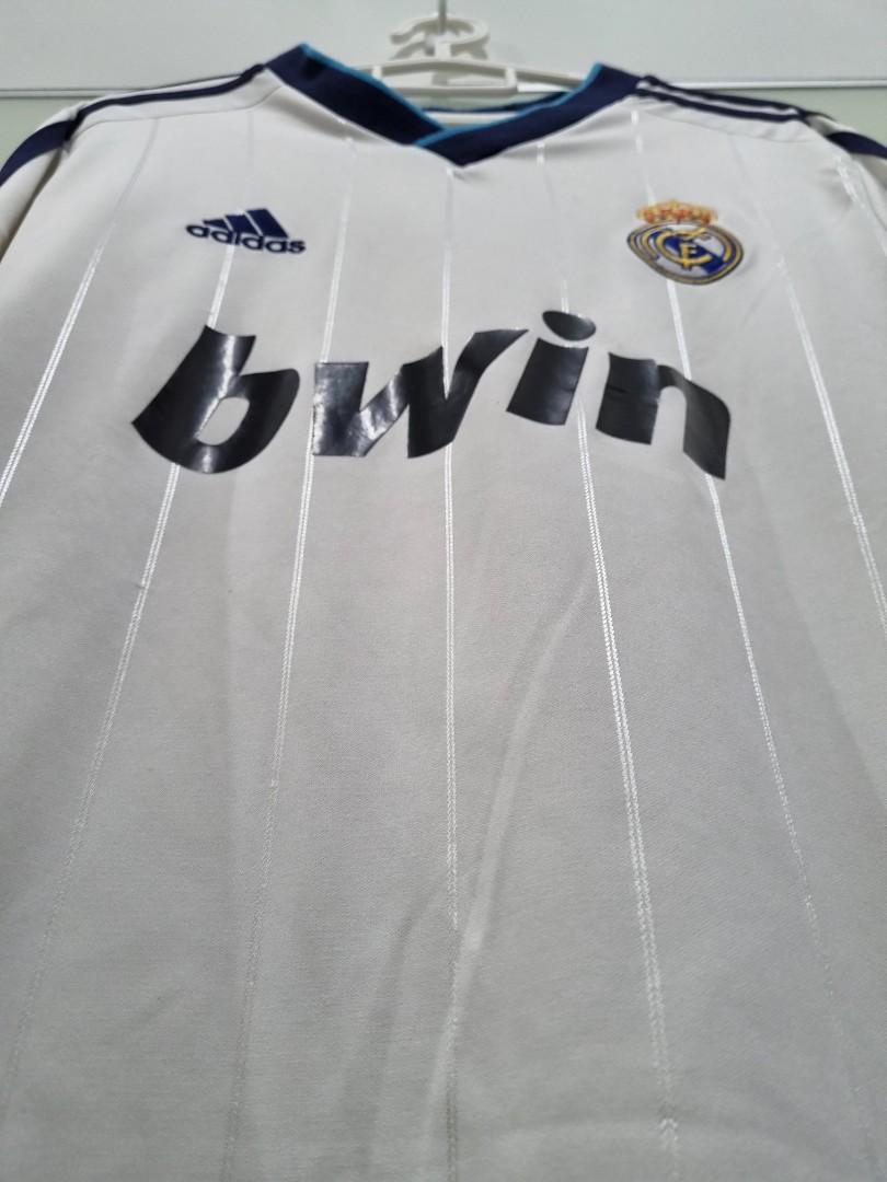 2009-10 Real MADRID Home S/S No.9 RONALDO UCL 09-10 RMCF UEFA CL jersey  shirt