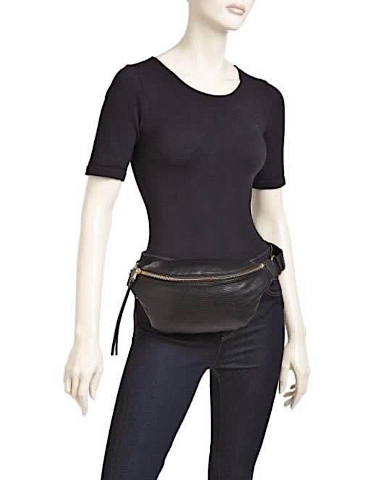 Rebecca minkoff black belt bag cheap