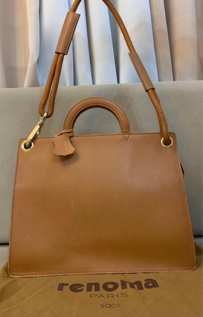 Renoma Paris Leather Two way Bag Luxury Bags Wallets on Carousell