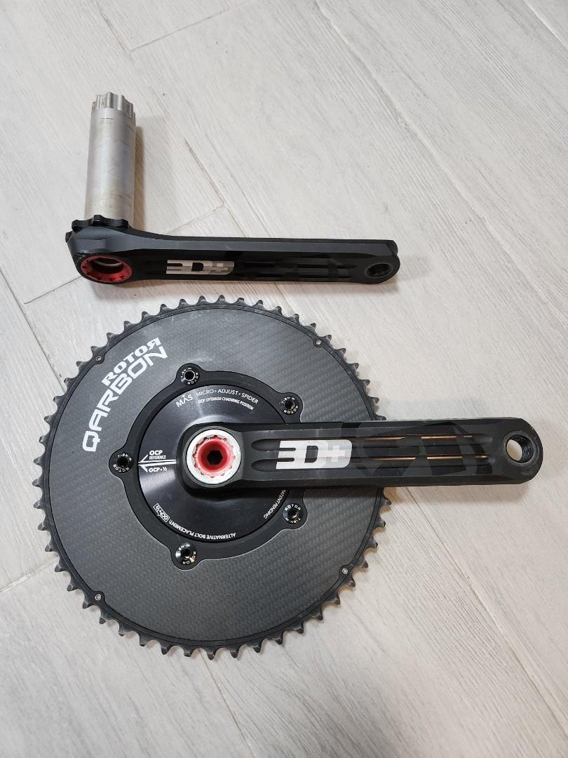 Rotor noQ Qarbon Aero 52/36 5-Arm 110×5 BCD Road Carbon Chainring 