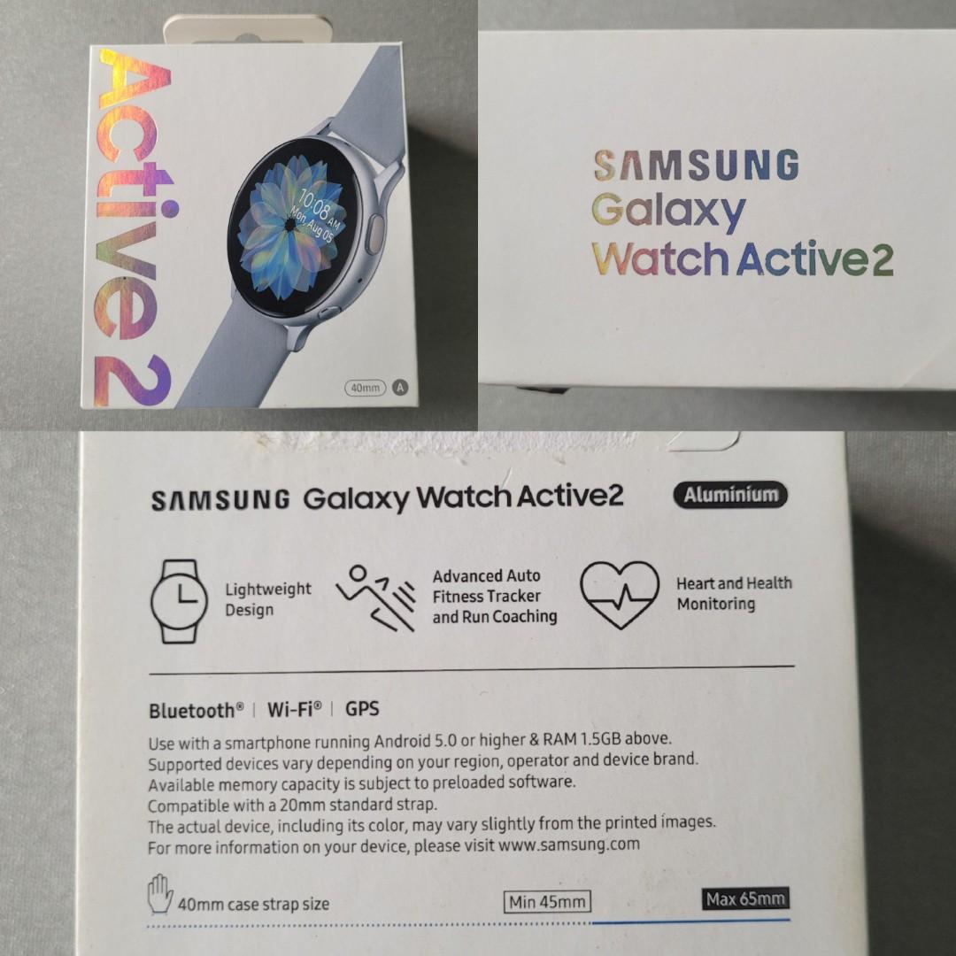 Galaxy active 2 top cloud silver 40mm