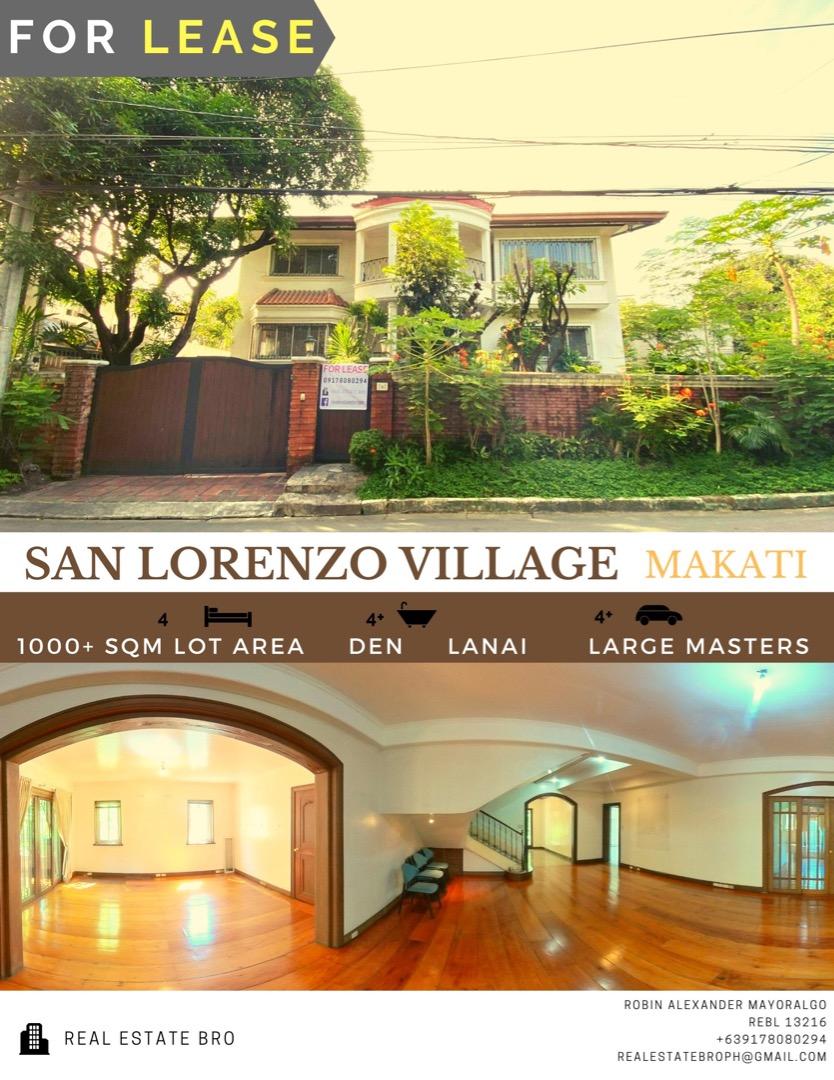 San Lorenzo Village Makati 4 Bedroom Mansion Beside Private Park For
