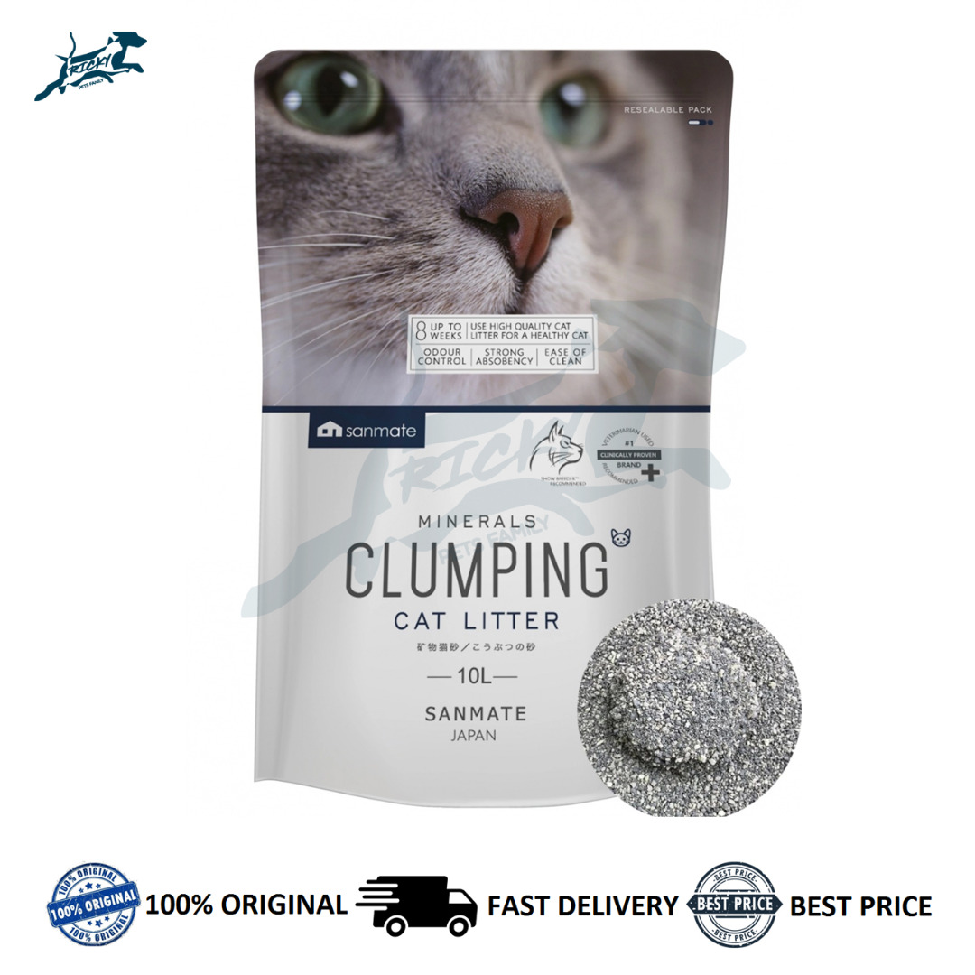 Sanking Minerals Clumping Cat Litter 10L 7kg pasir kucing cat sand