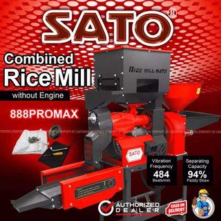 SATO 4 in 1 Combined Rice Mill without Engine / Post Harvest Machine (888PROMAX)